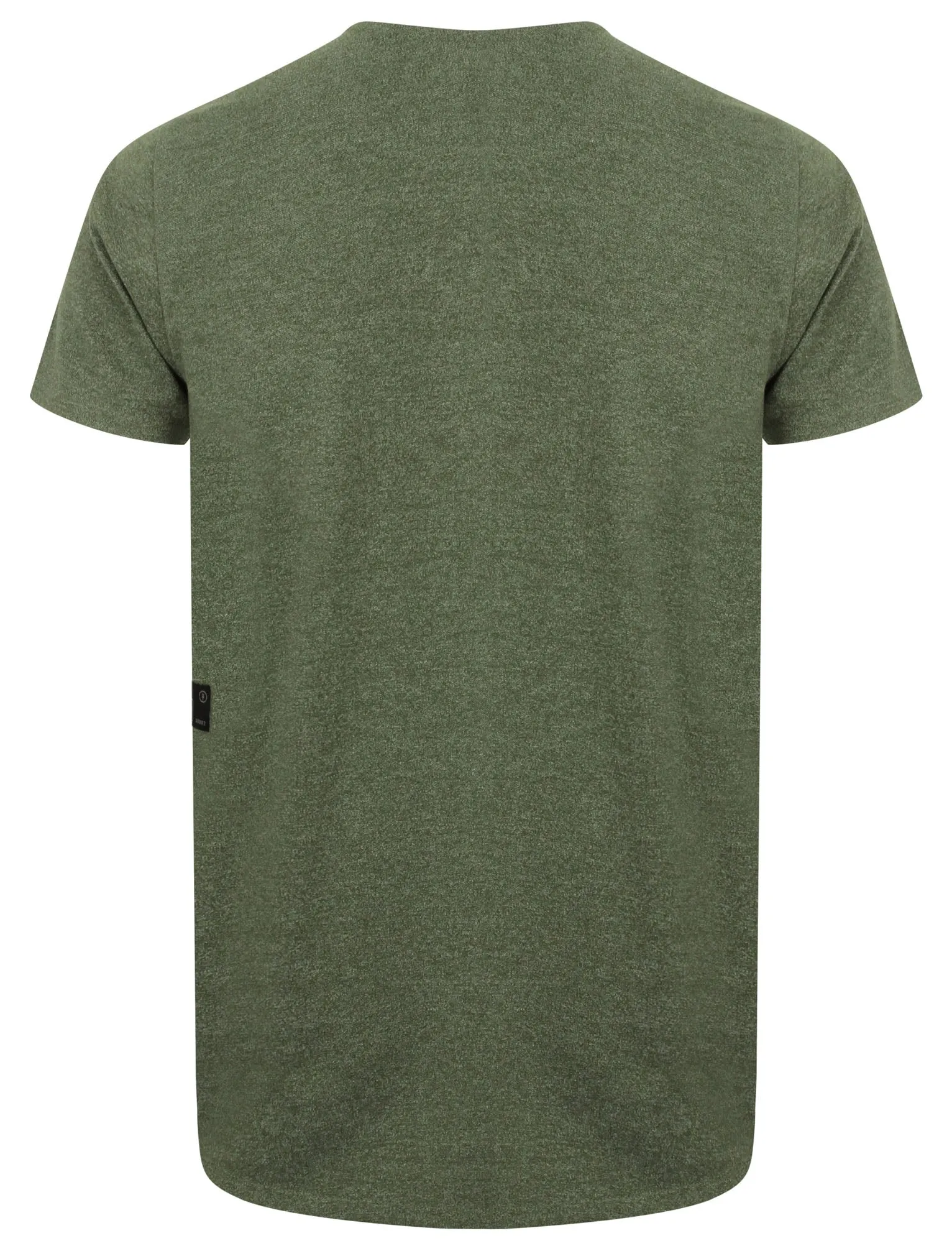 Pablo Crew Neck T-Shirt with Micro Pique Texture in Thyme - Dissident