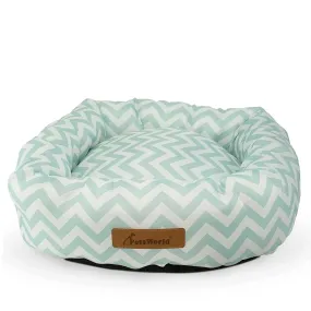 Plush Round Donut Bed. |  (13L x 27W x 6H inches)