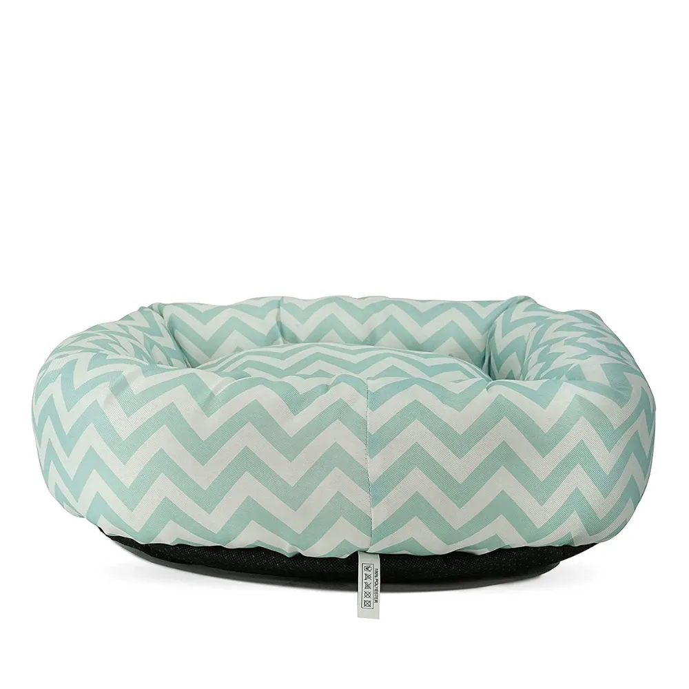 Plush Round Donut Bed. |  (13L x 27W x 6H inches)