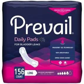 Prevail Bladder Control Pad – Max. Long- Jumbo Pack