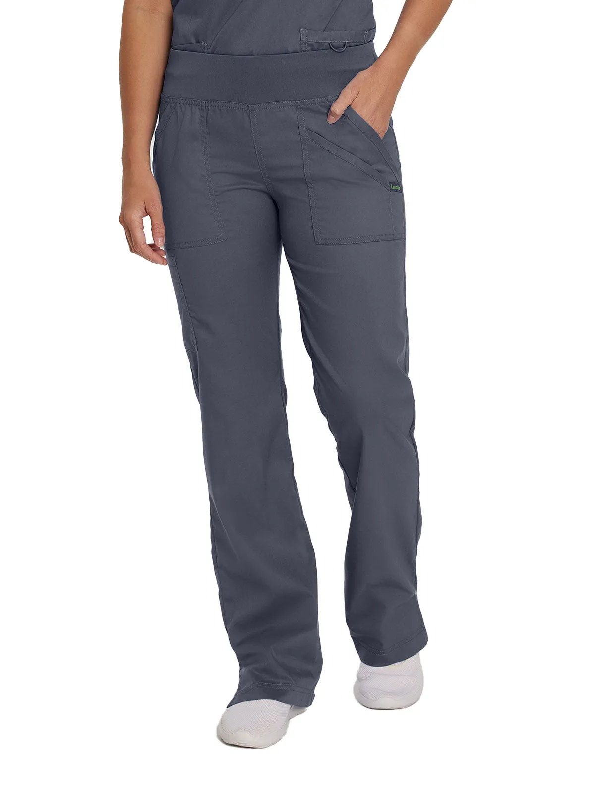 ProFlex - Women's Straight-Leg Yoga Scrub Pants