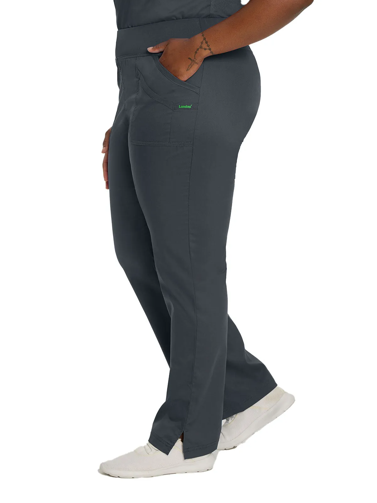 ProFlex - Women's Straight-Leg Yoga Scrub Pants