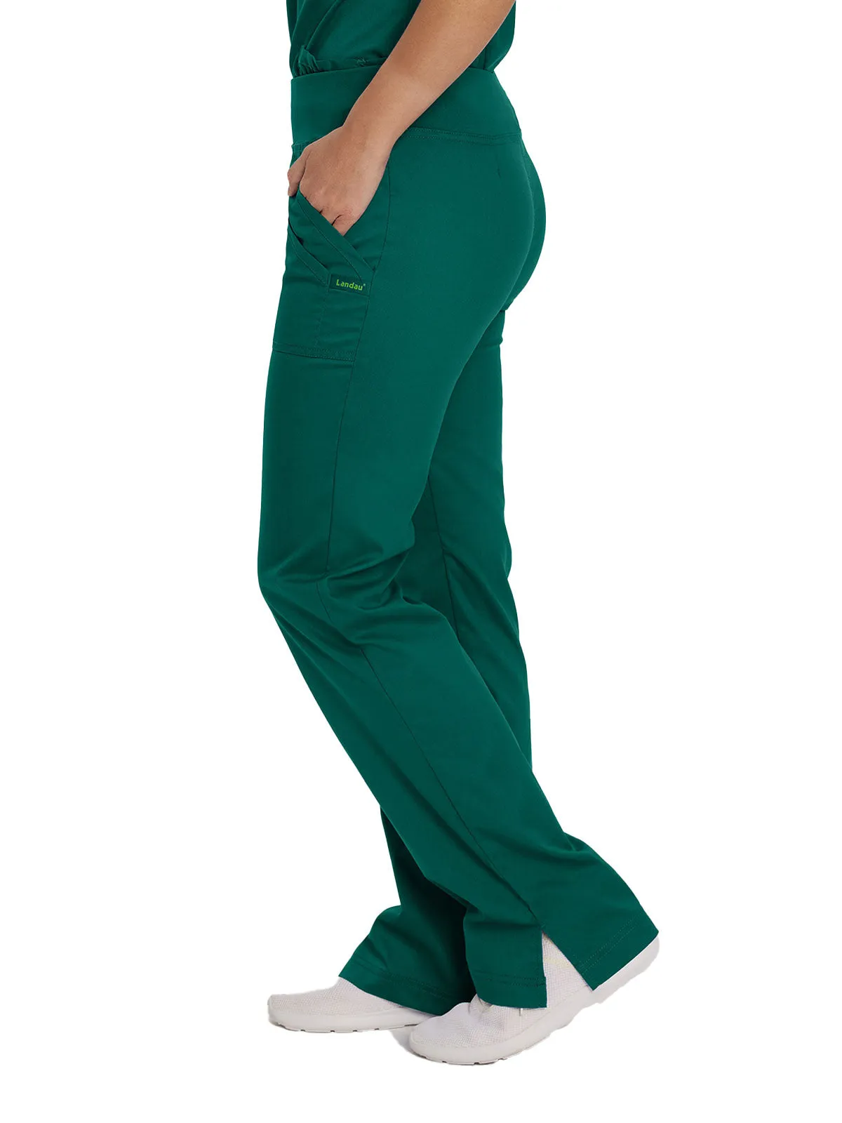 ProFlex - Women's Straight-Leg Yoga Scrub Pants
