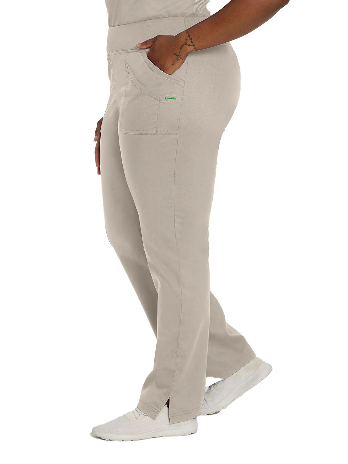 ProFlex - Women's Straight-Leg Yoga Scrub Pants