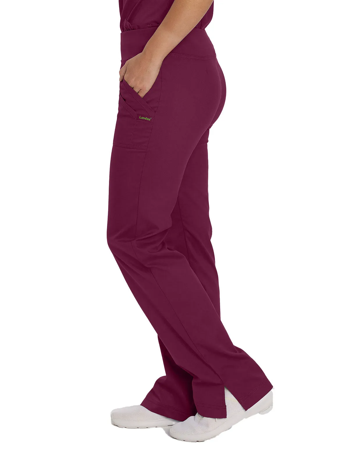 ProFlex - Women's Straight-Leg Yoga Scrub Pants