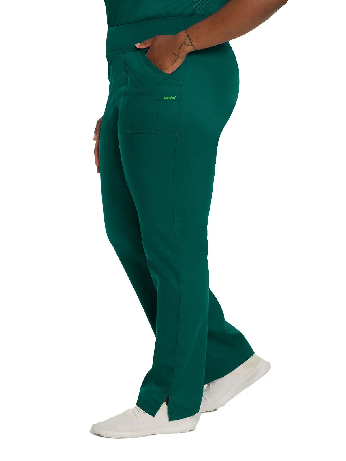 ProFlex - Women's Straight-Leg Yoga Scrub Pants