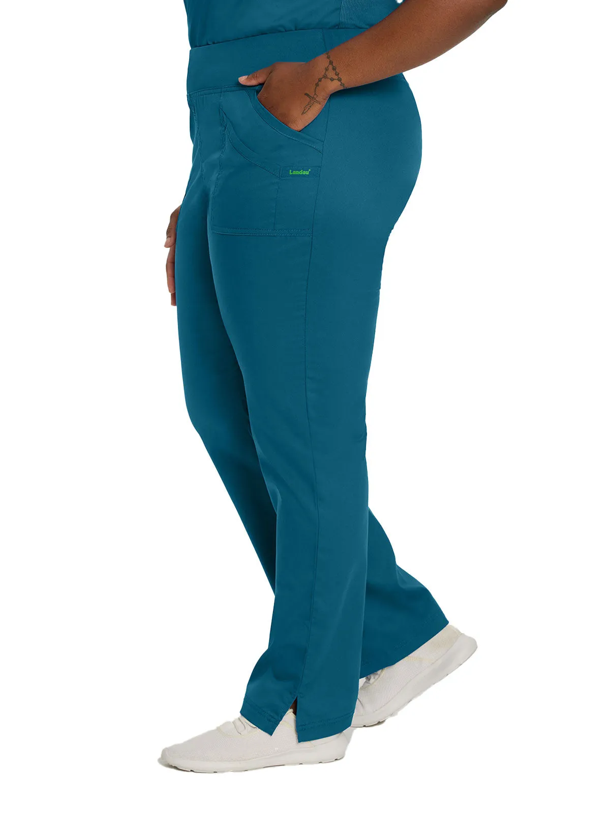 ProFlex - Women's Straight-Leg Yoga Scrub Pants