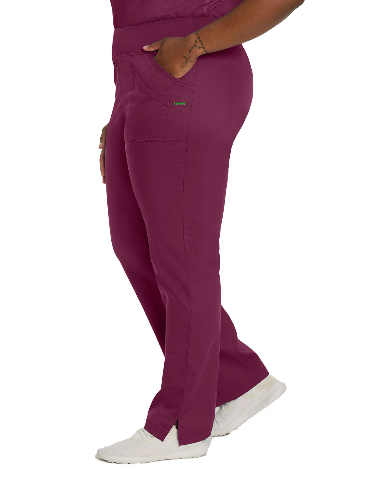 ProFlex - Women's Straight-Leg Yoga Scrub Pants