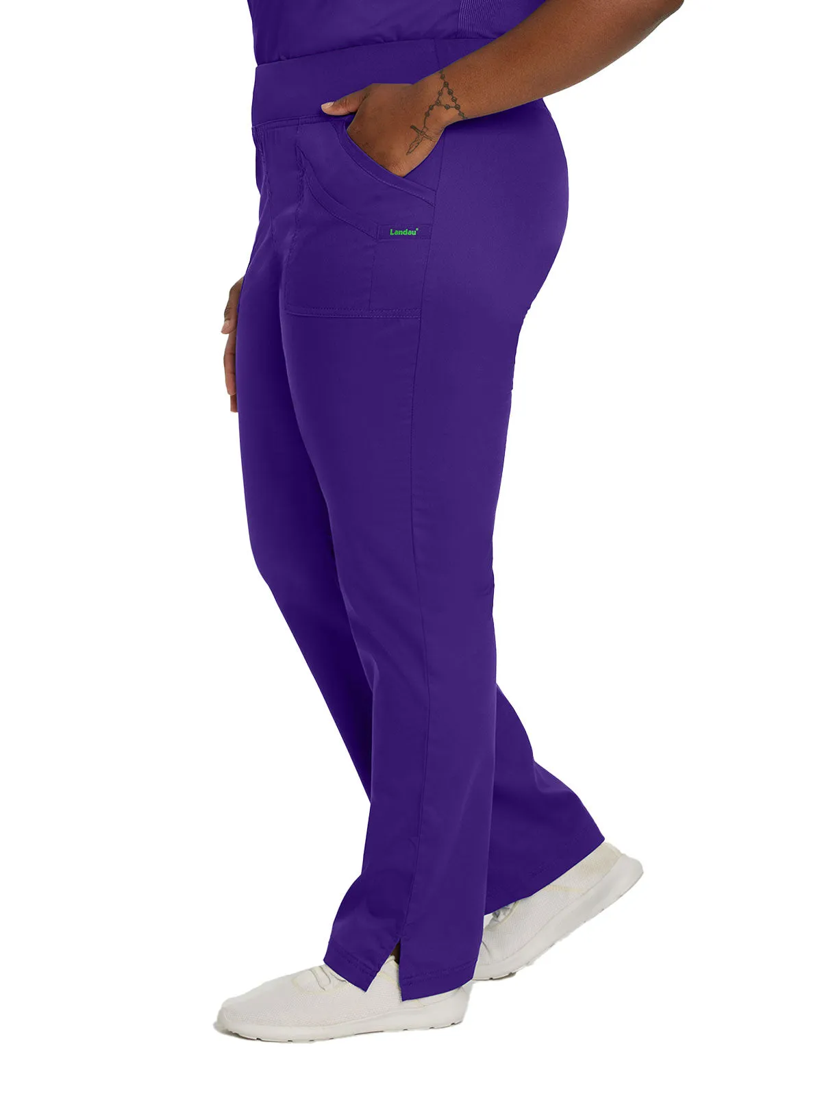 ProFlex - Women's Straight-Leg Yoga Scrub Pants