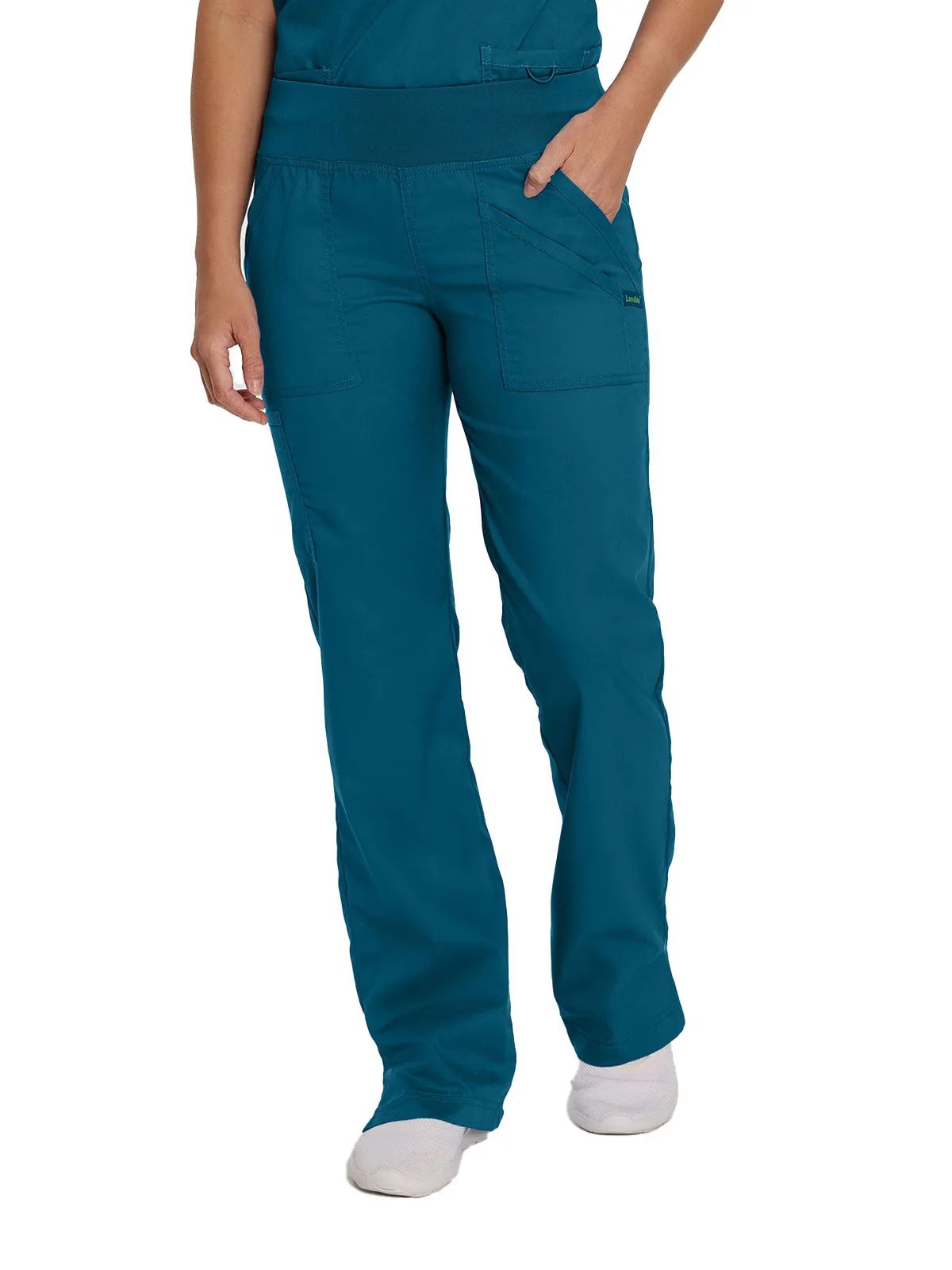 ProFlex - Women's Straight-Leg Yoga Scrub Pants