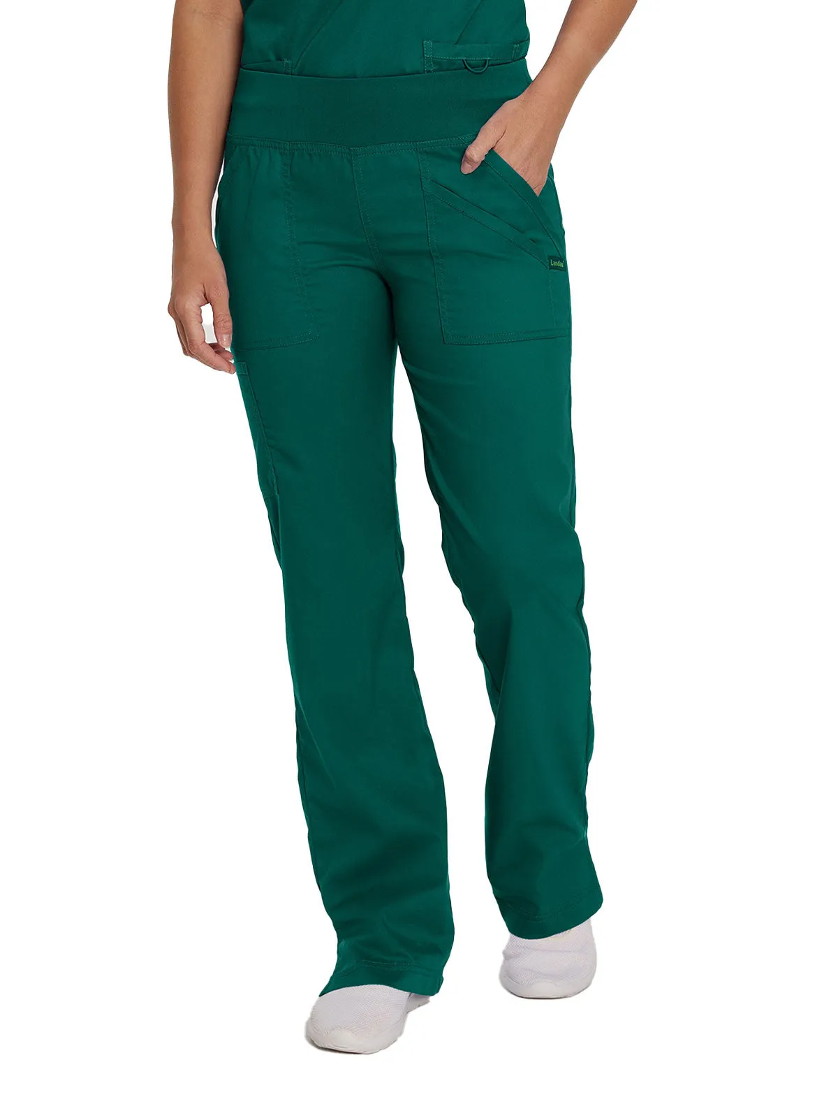 ProFlex - Women's Straight-Leg Yoga Scrub Pants