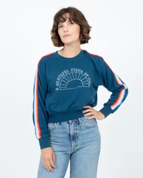 Rainbow Stripe Pullover