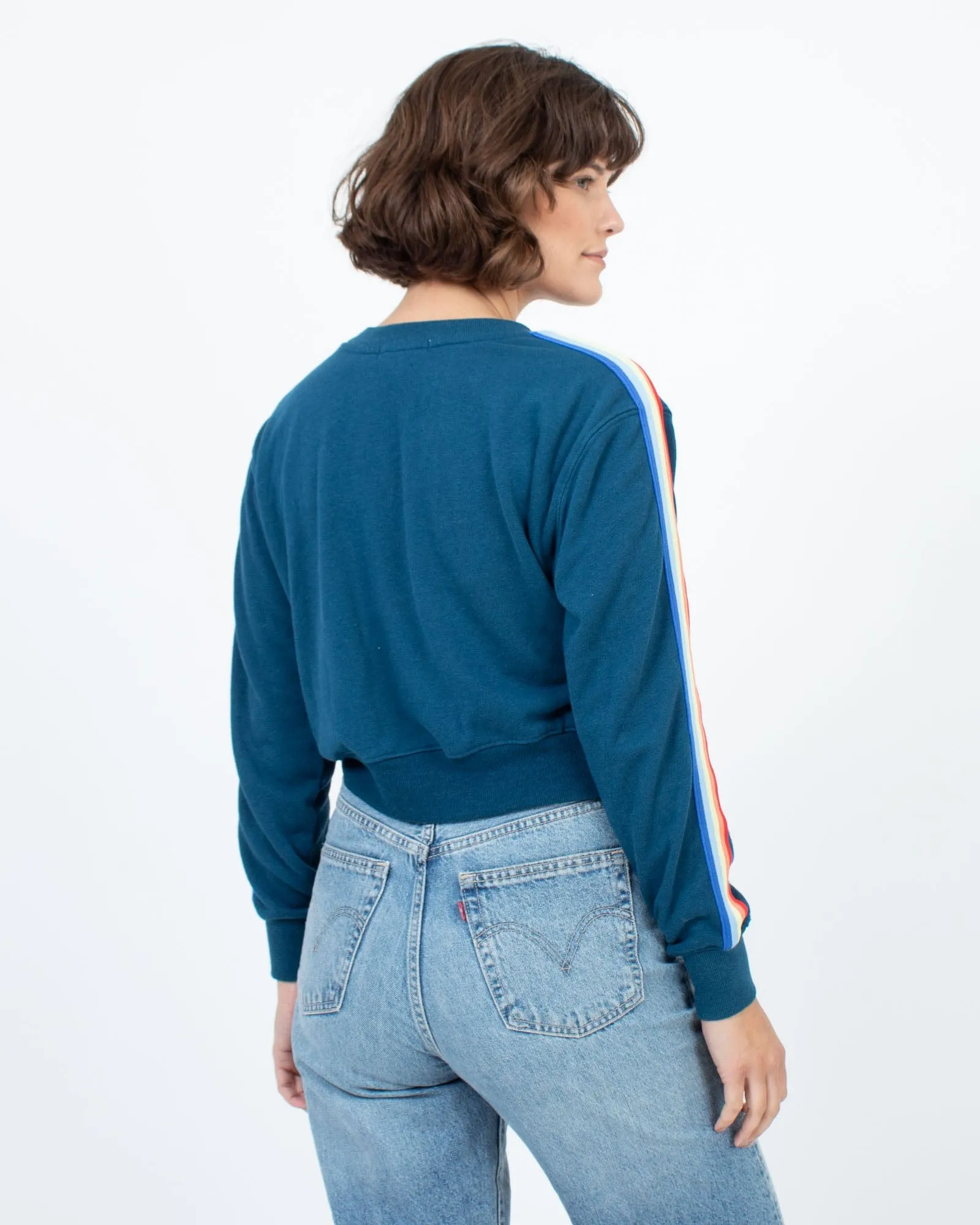 Rainbow Stripe Pullover