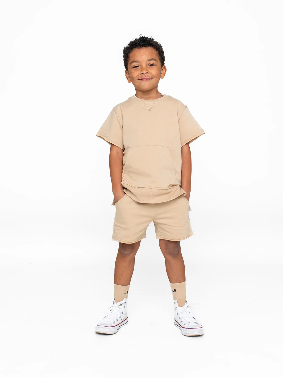 Raw Edge Harem Shorts - Boardwalk Breeze Collection