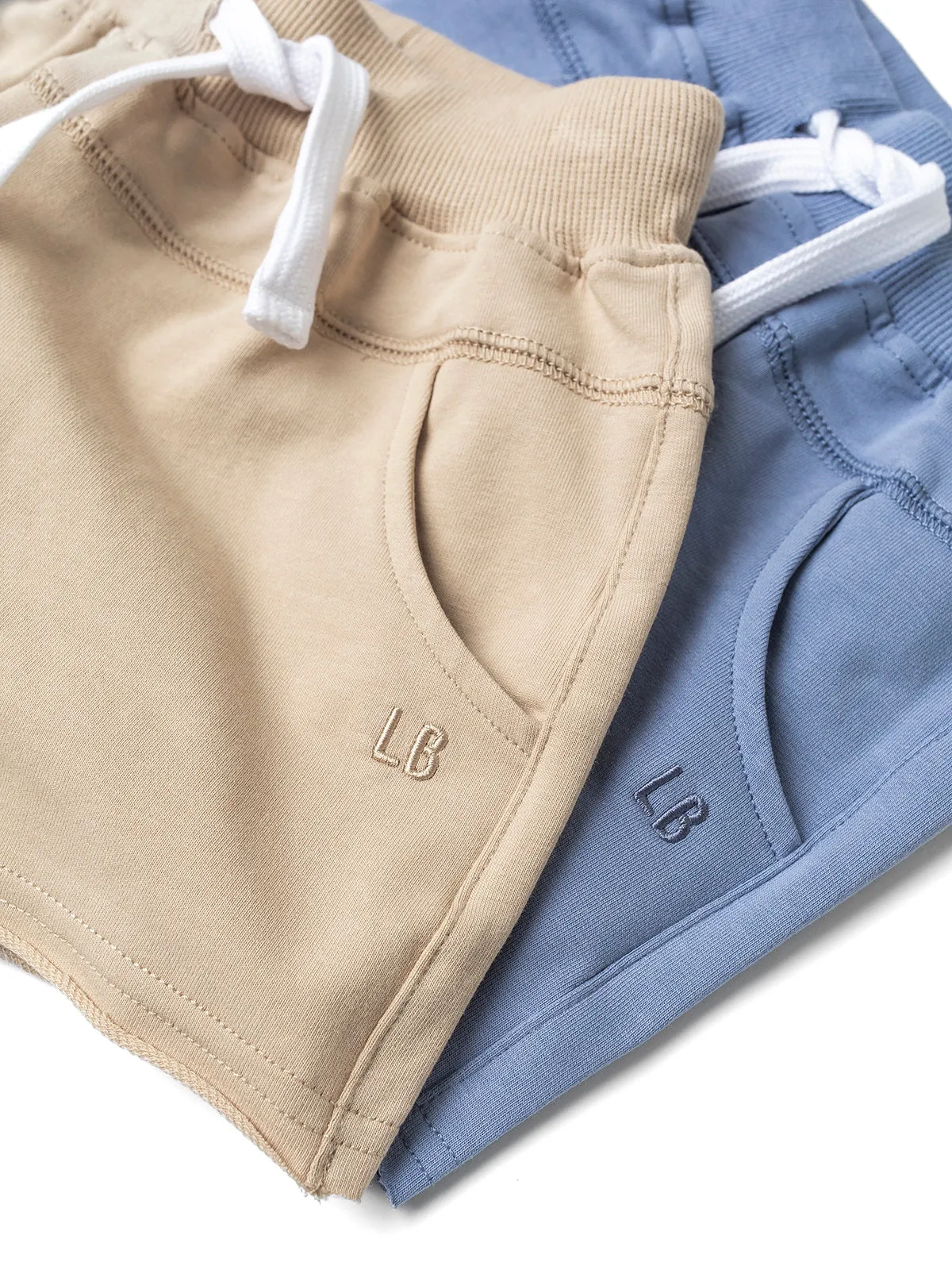 Raw Edge Harem Shorts - Boardwalk Breeze Collection