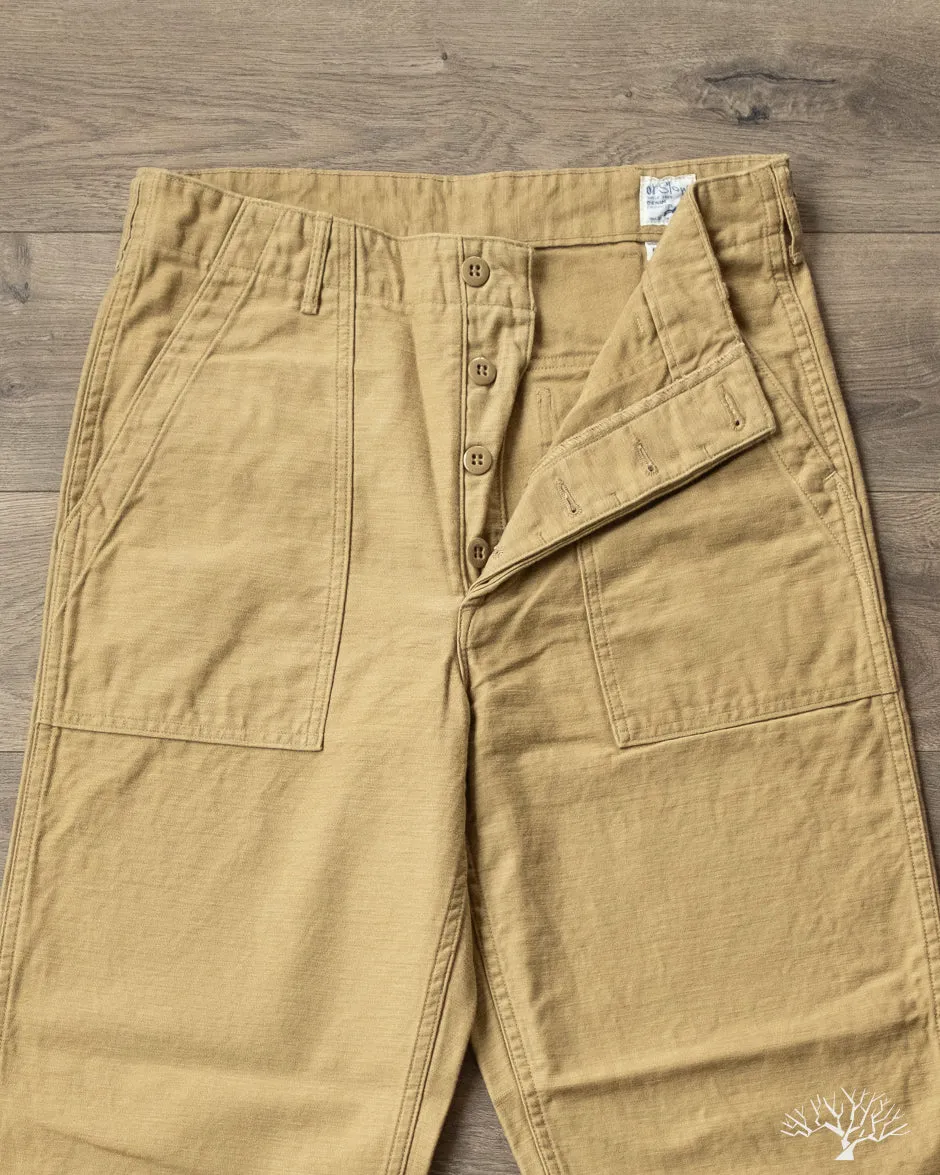 Regular Fit Fatigue Pants - Khaki