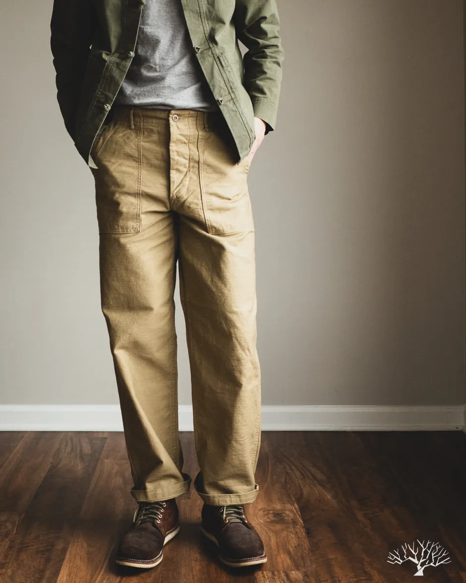 Regular Fit Fatigue Pants - Khaki