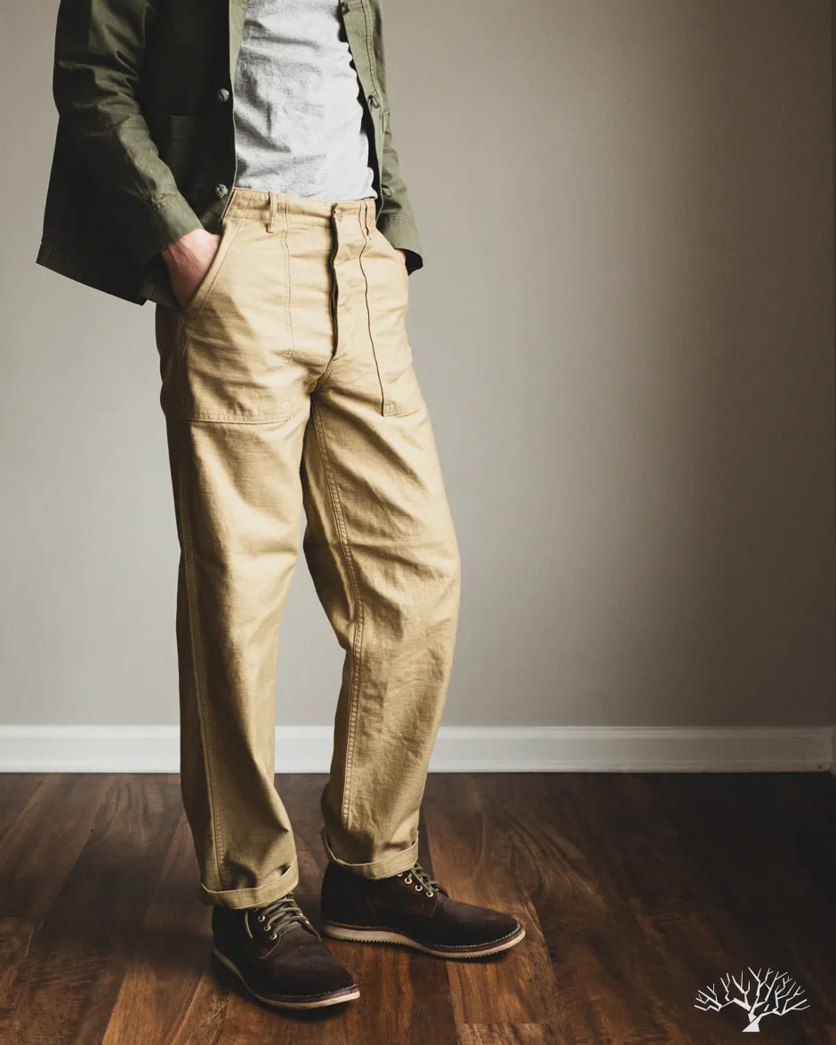 Regular Fit Fatigue Pants - Khaki