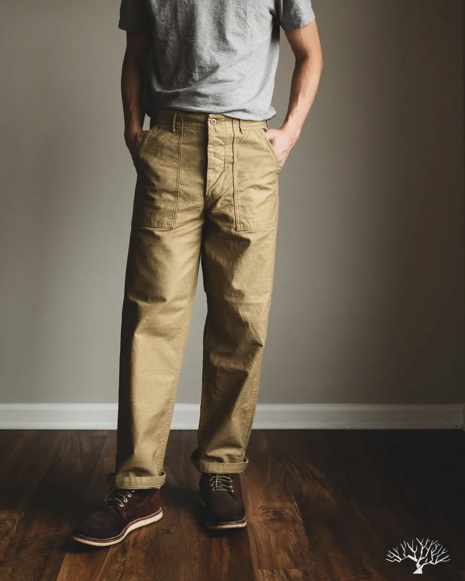 Regular Fit Fatigue Pants - Khaki