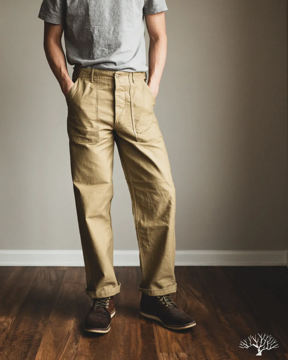 Regular Fit Fatigue Pants - Khaki