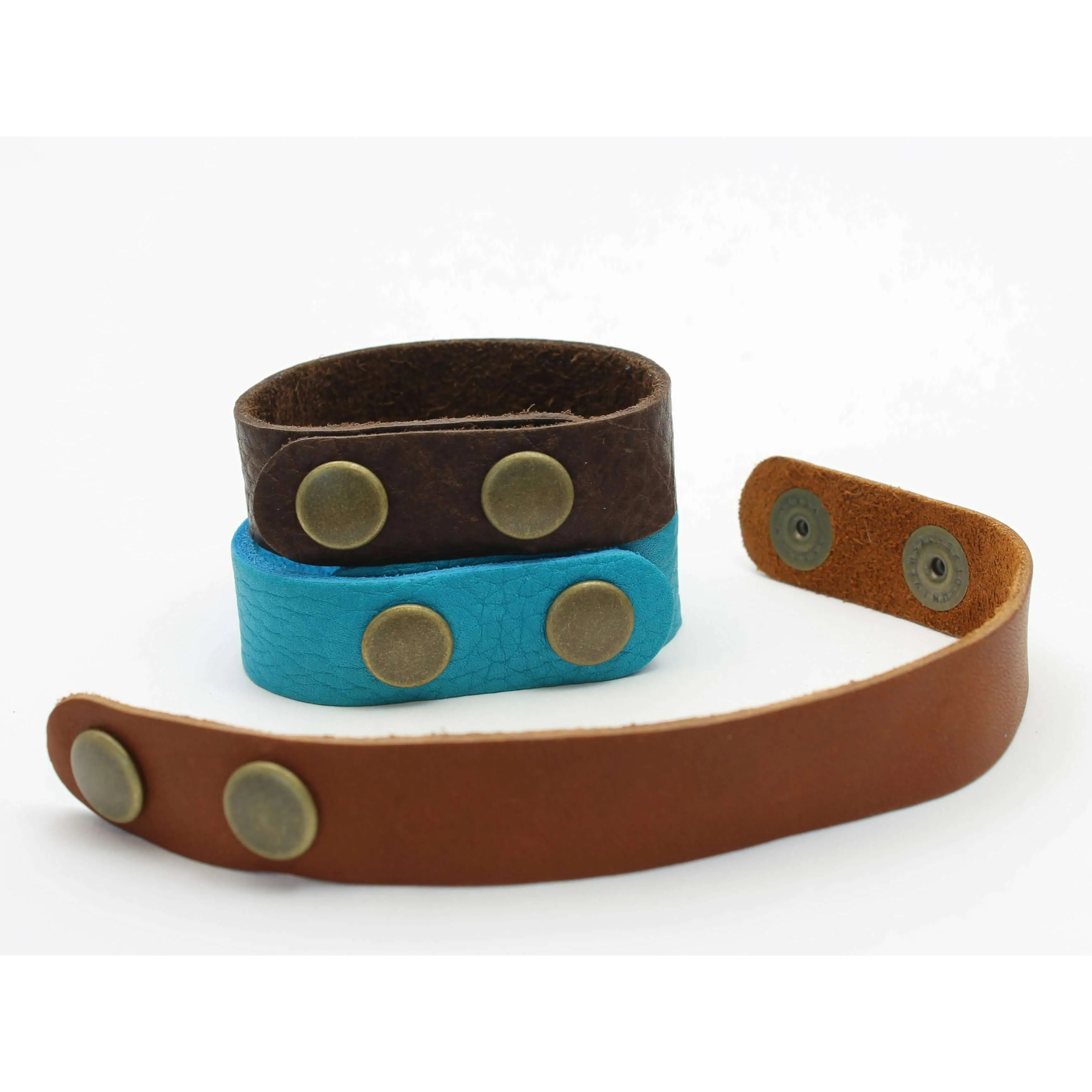 Ride, our Bicycle Leather Cuff Bracelet- for men and women
