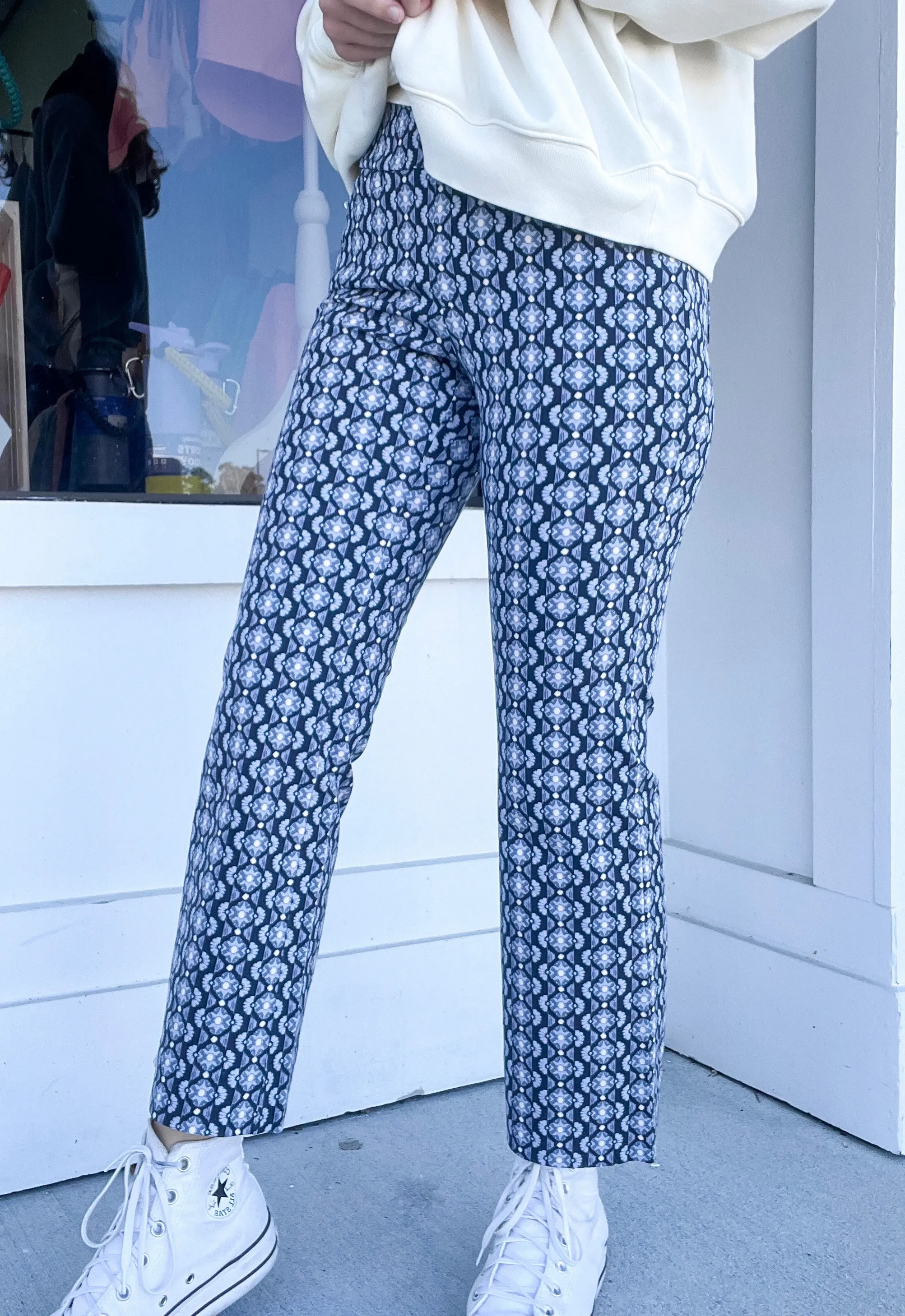 Spartina Maren Kick Flare Pant Marsh Boardwalk