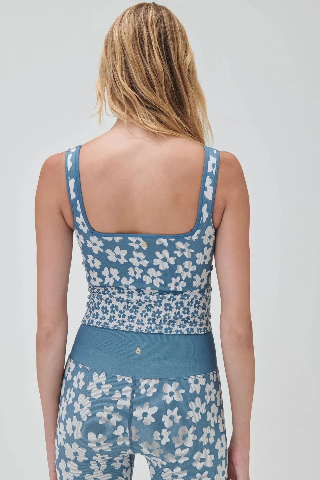 Spiritual Gangster Amara Jacquard Longline Sports Bra as seen on Whitney Port