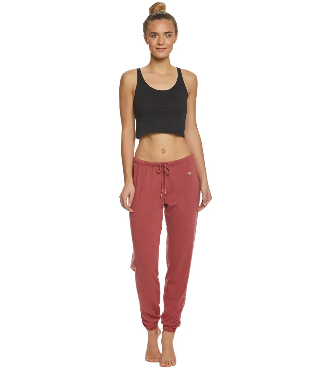 Spiritual Gangster Heart Embroidery Favorite Sweatpant Joggers