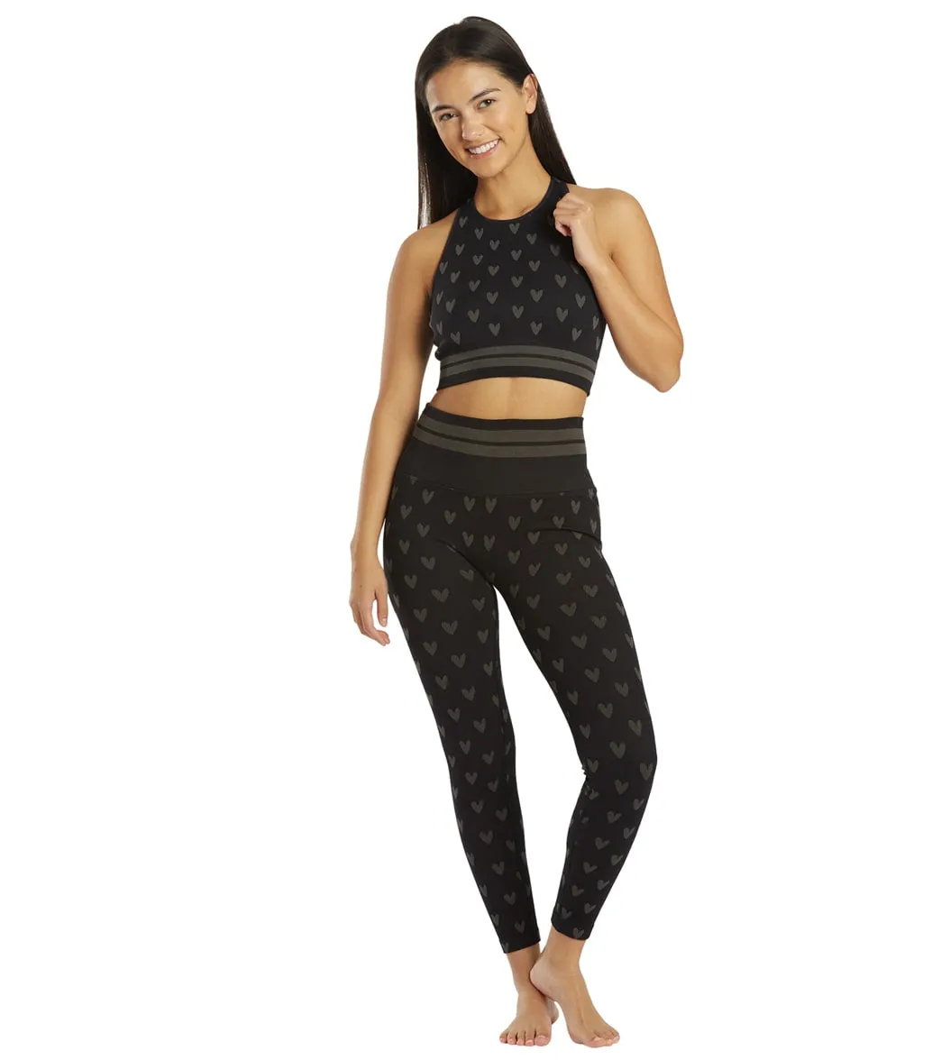 Spiritual Gangster High Neck Jacquard Bra