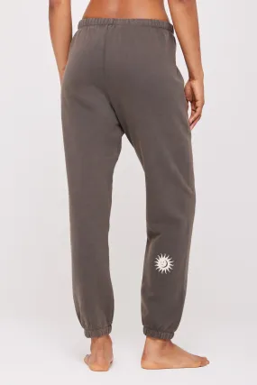 SPIRITUAL GANGSTER MOON MALIBU SWEATPANT VINTAGE BLACK