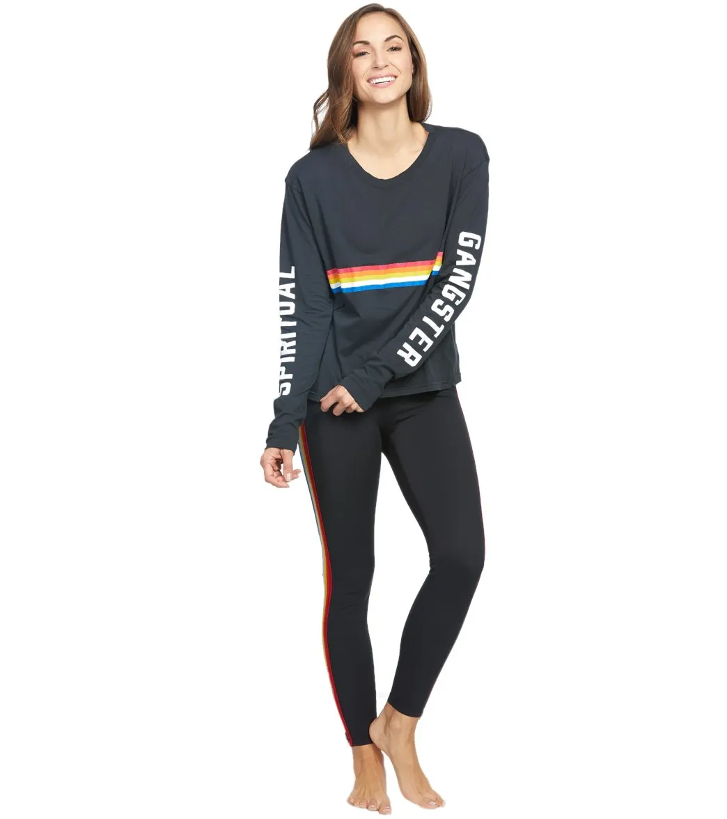 Spiritual Gangster Rainbow Track Tights