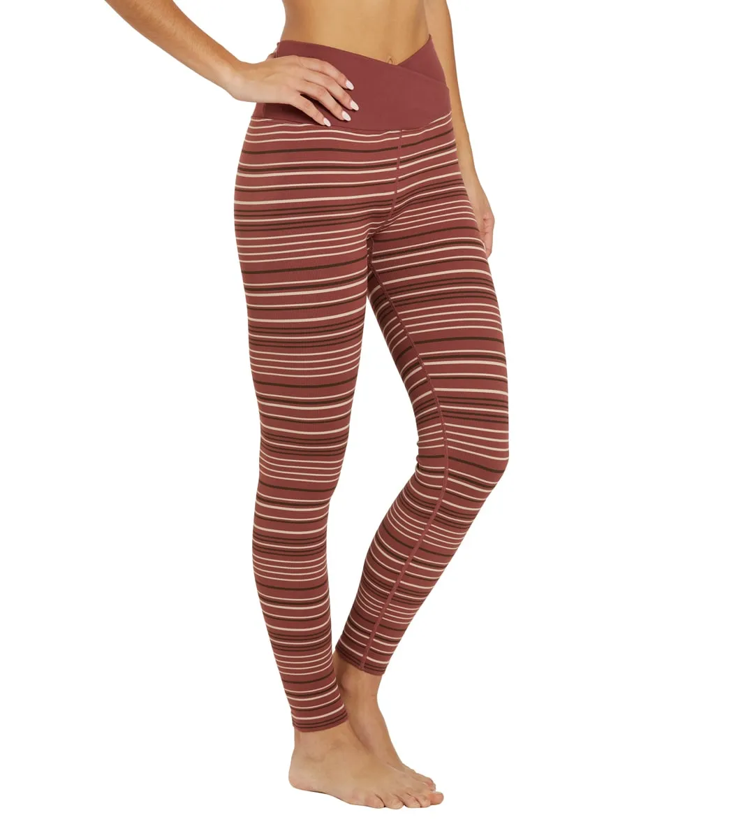 Spiritual Gangster Wrap Front Love Sculpt 7/8 Legging