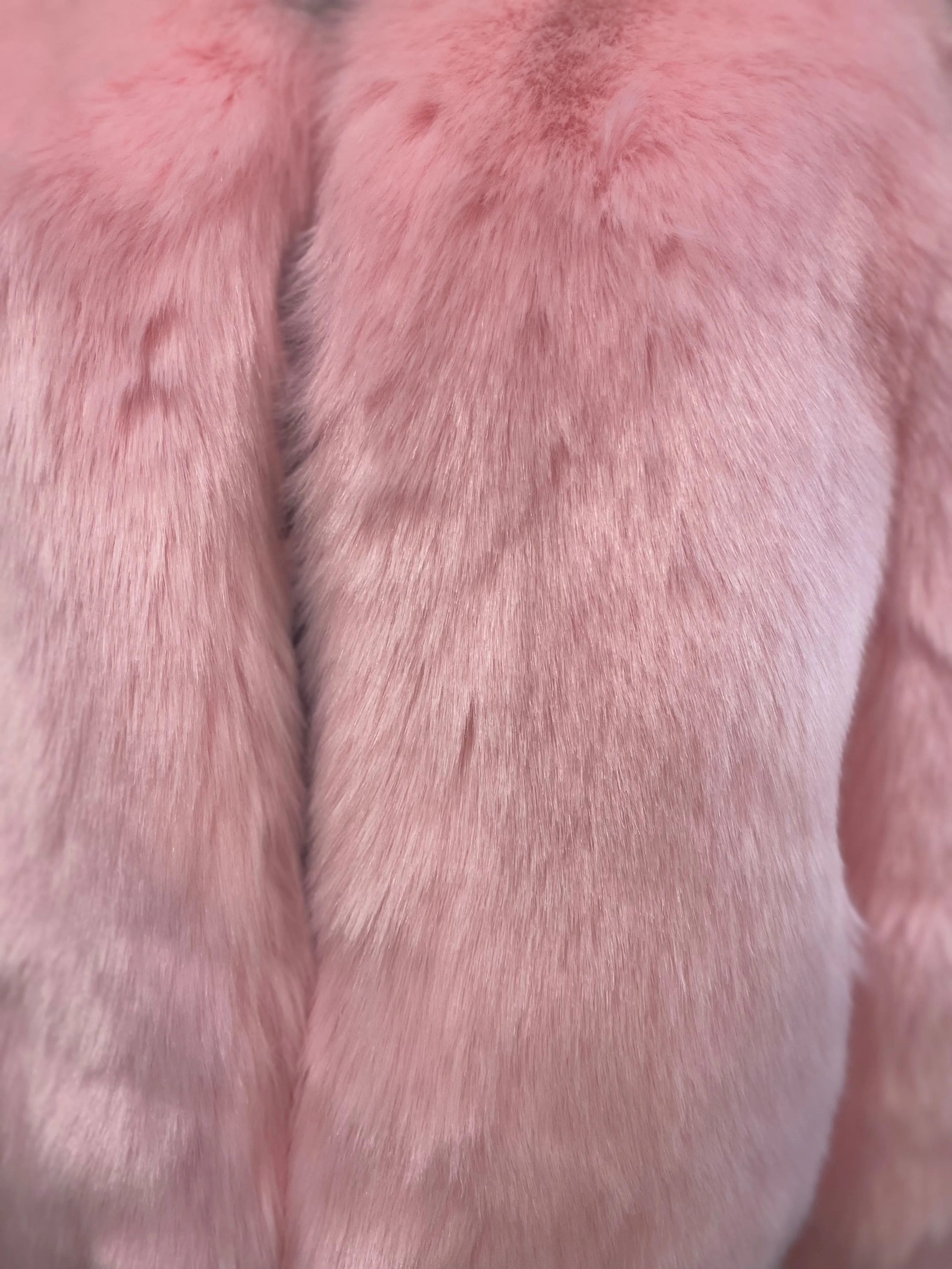 Strawberry Faux Fur Jacket