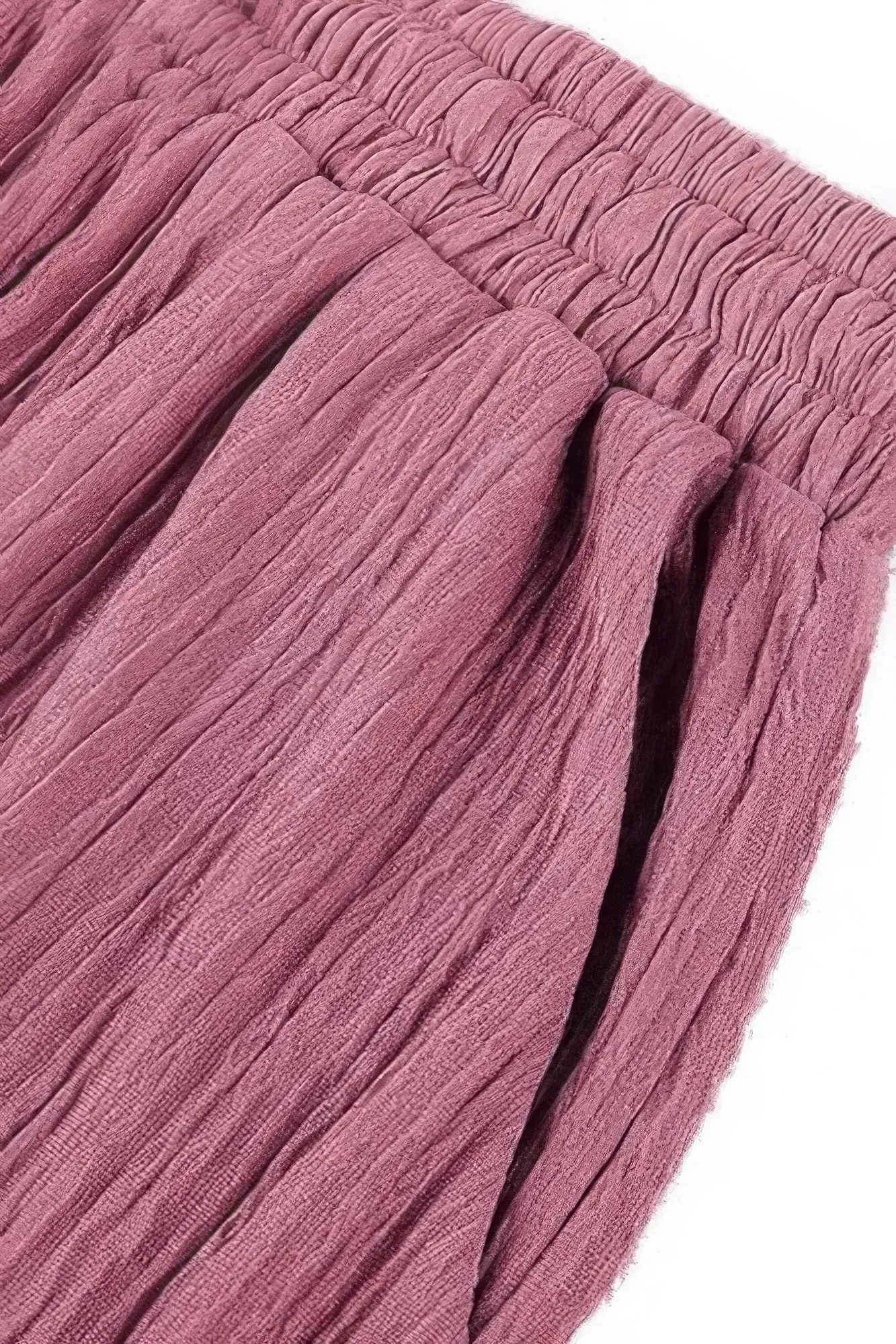 Textured Wide Leg Palazzo Pants | Effortless Comfort and Stylish Design