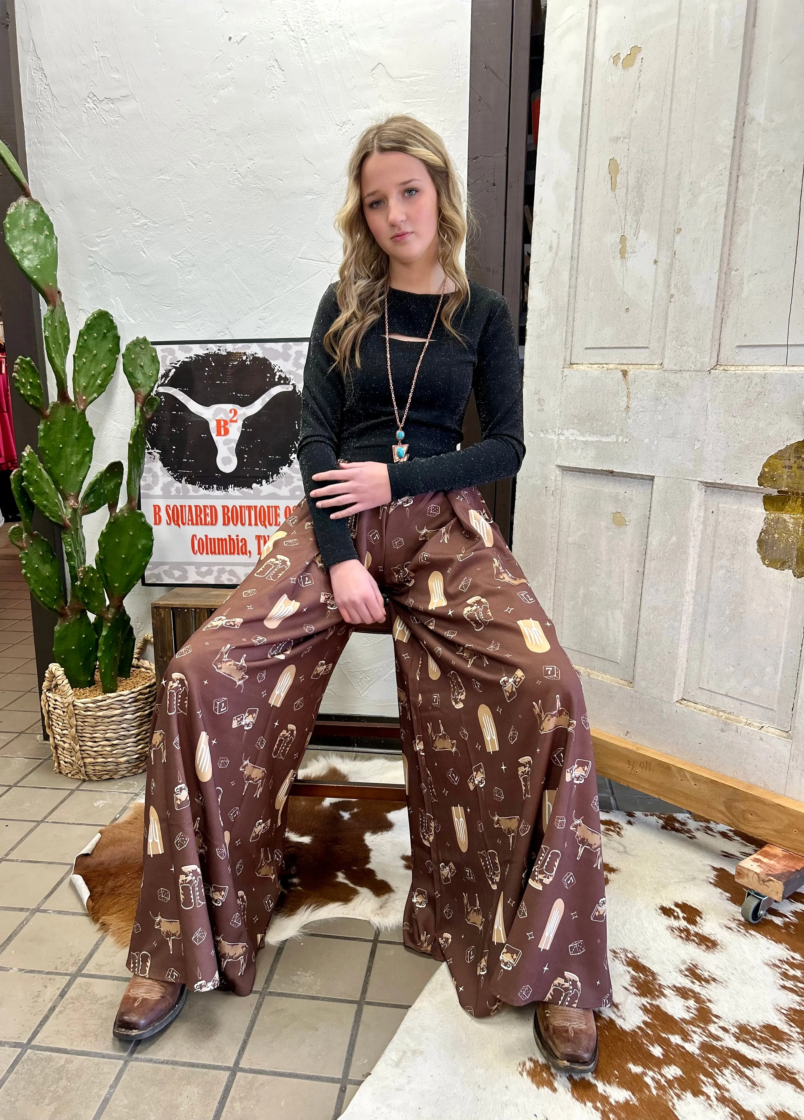 The Bullhead City Palazzo Pants S-L