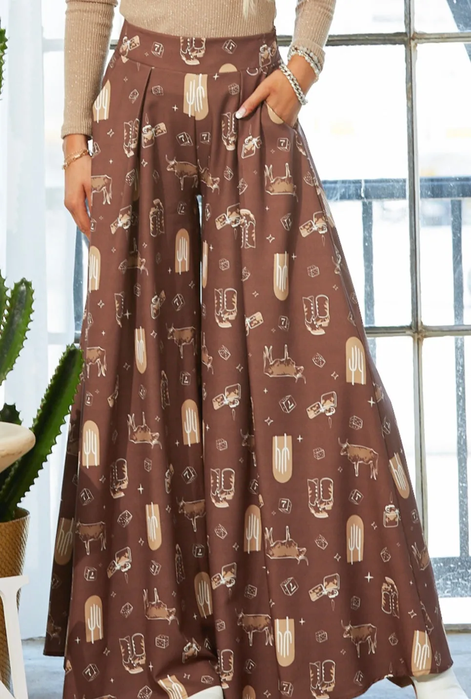 The Bullhead City Palazzo Pants S-L
