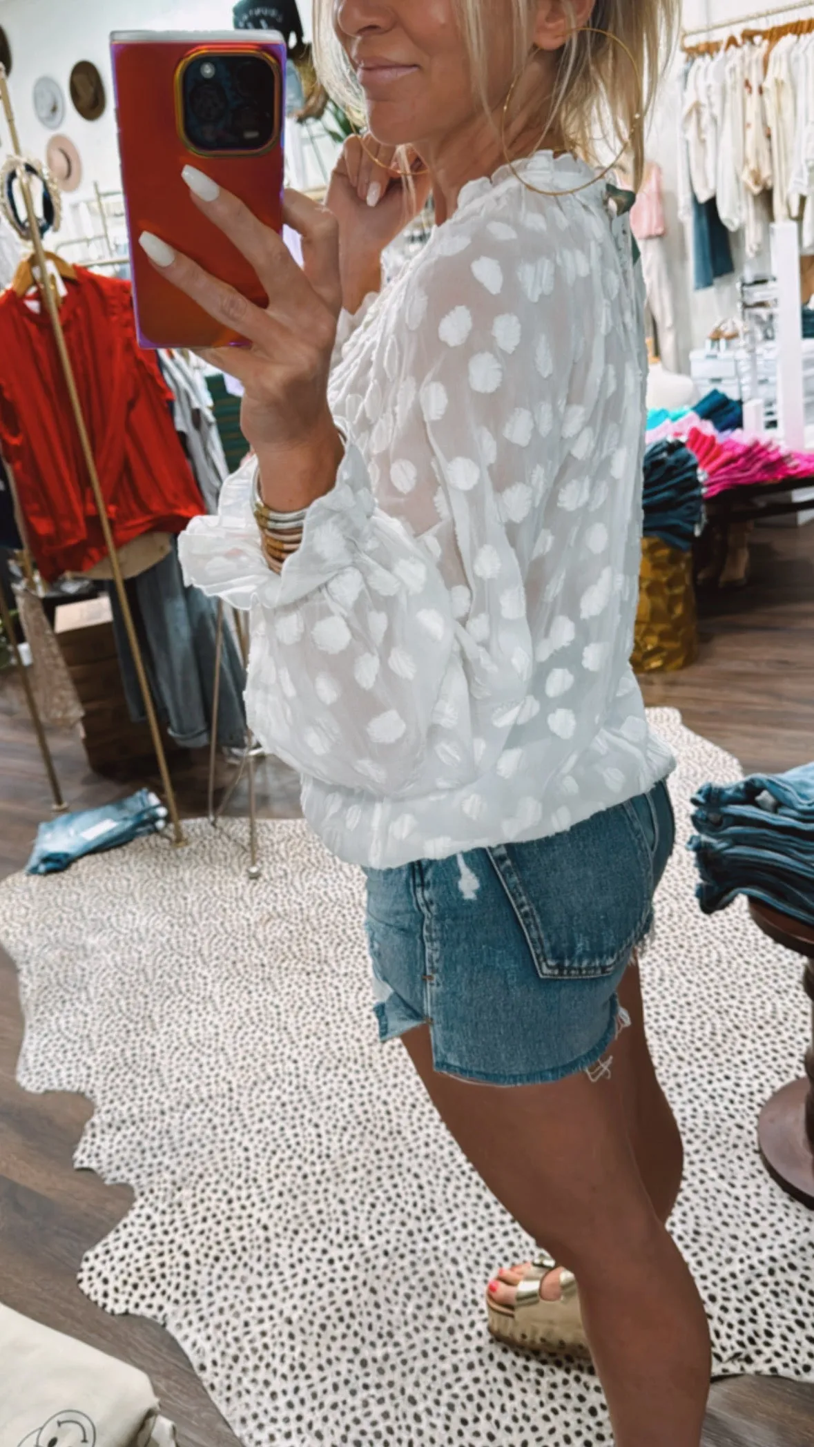 The Mabel Blouse in White by Aratta