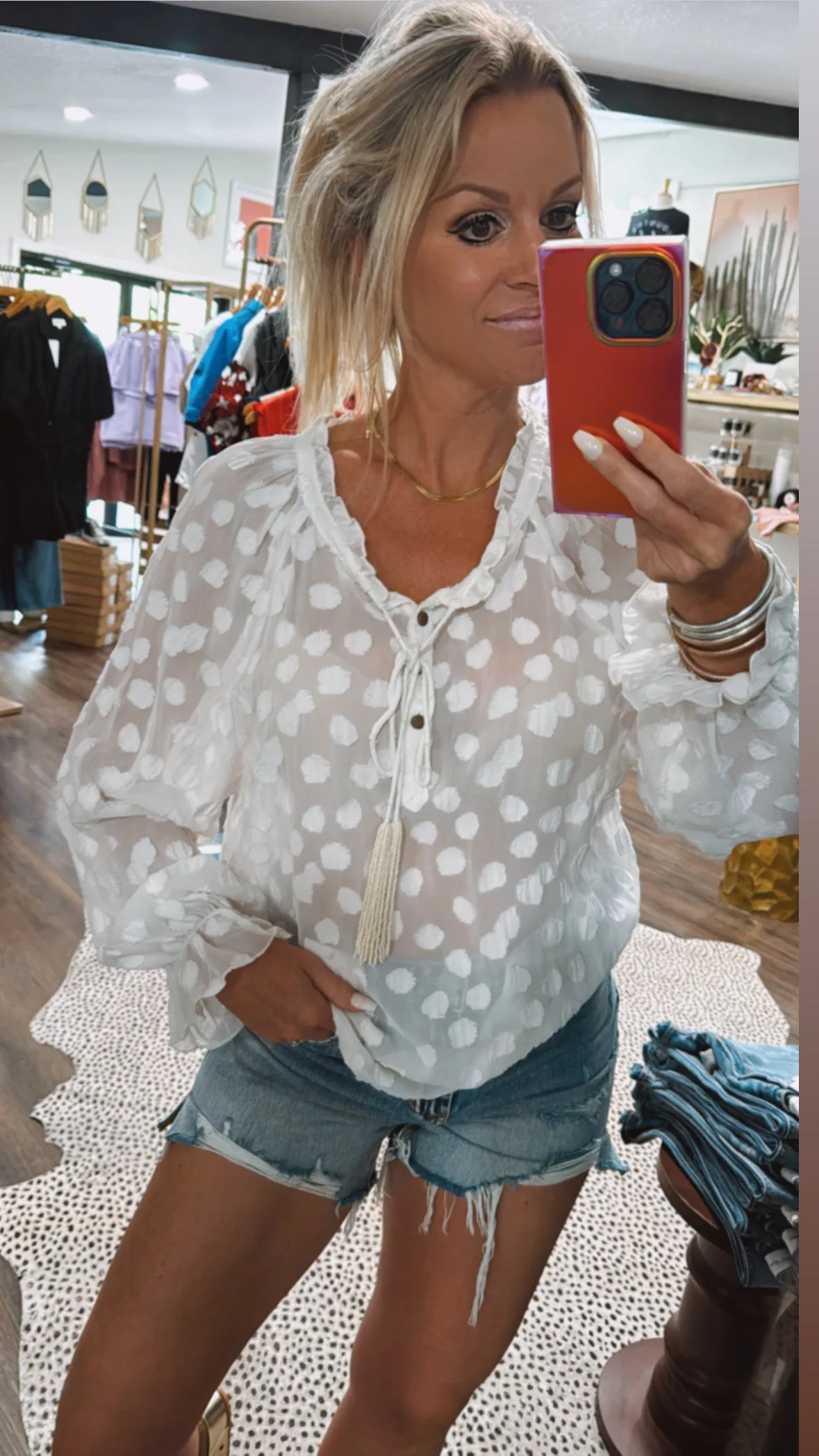 The Mabel Blouse in White by Aratta