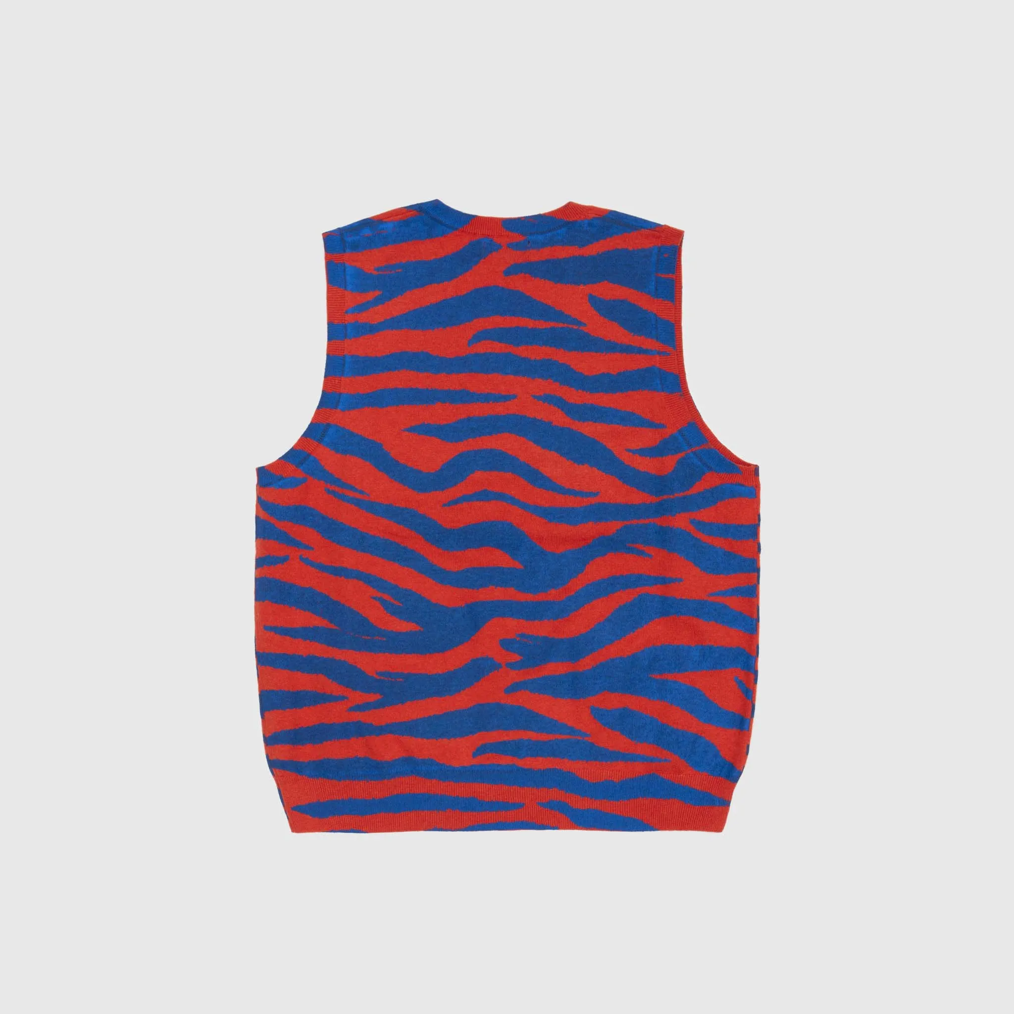 TIGER PRINTED SWEATER VEST