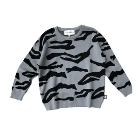 Tiger Stripe Knit Sweater