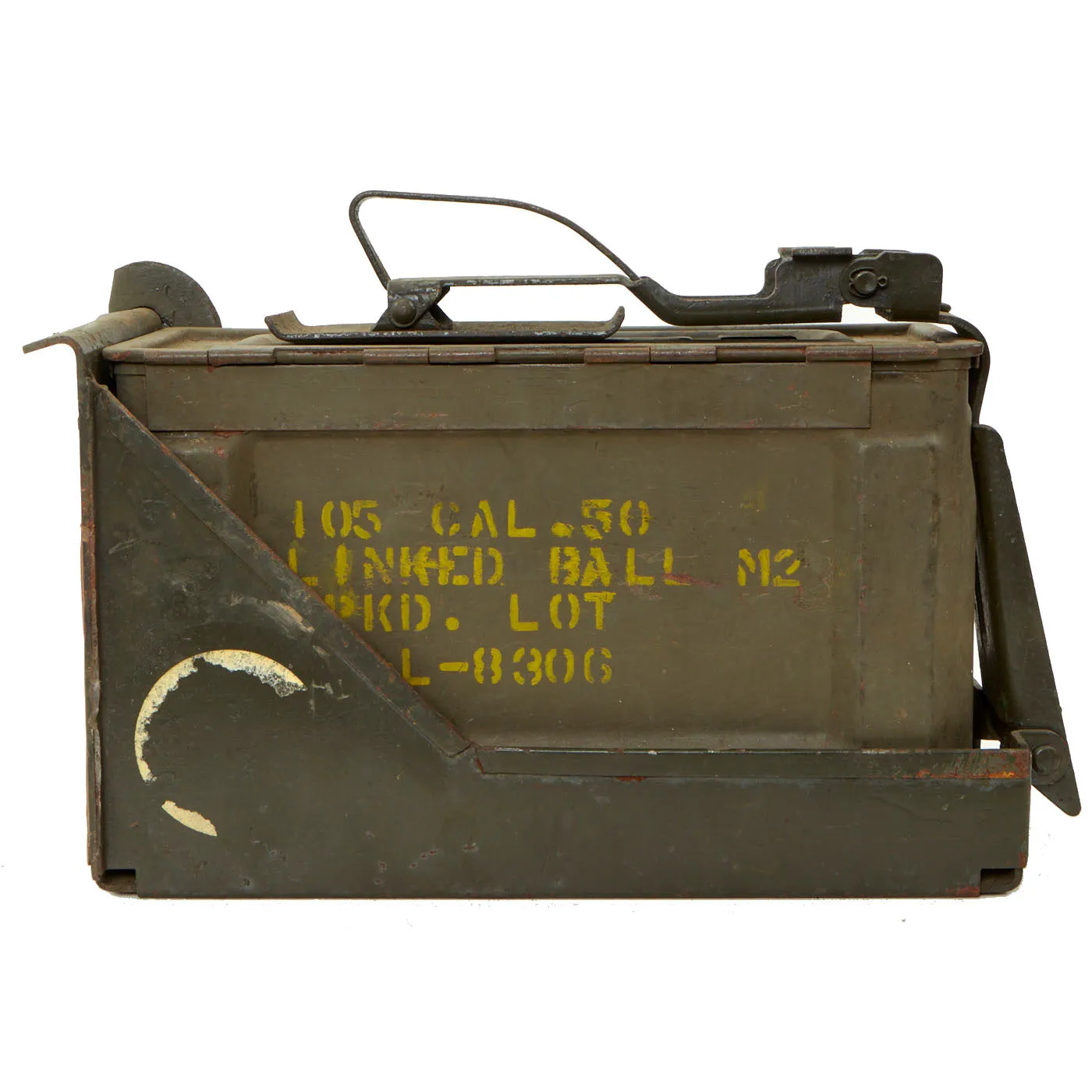 U.S. WWII M2 Browning .50 Caliber Aluminum and Steel Replica Machine Gun with Vehicle Mount