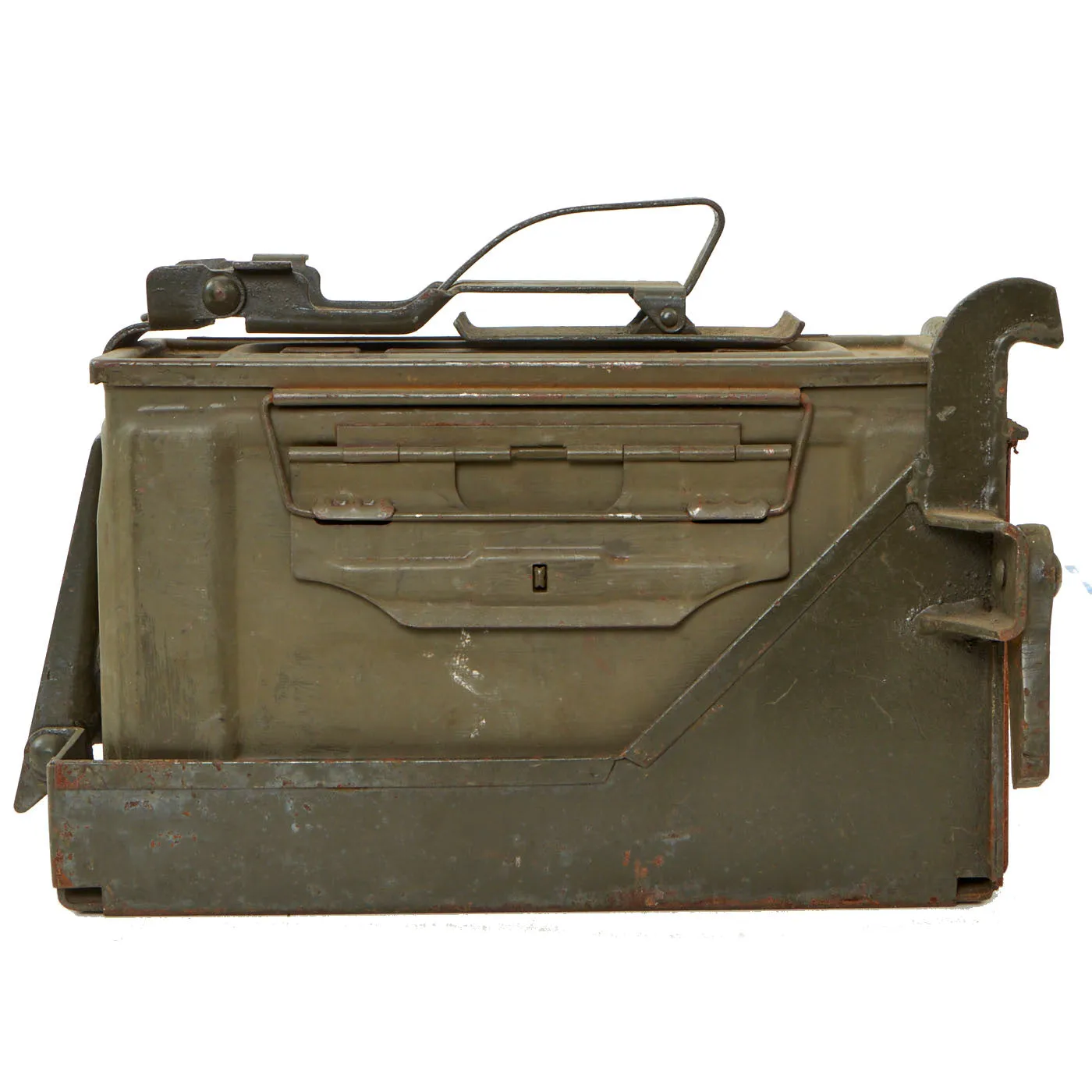 U.S. WWII M2 Browning .50 Caliber Aluminum and Steel Replica Machine Gun with Vehicle Mount