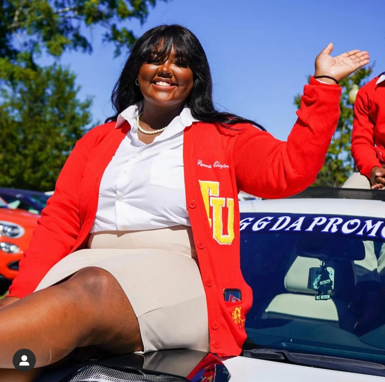 Varsity Sweater: Tuskegee Red