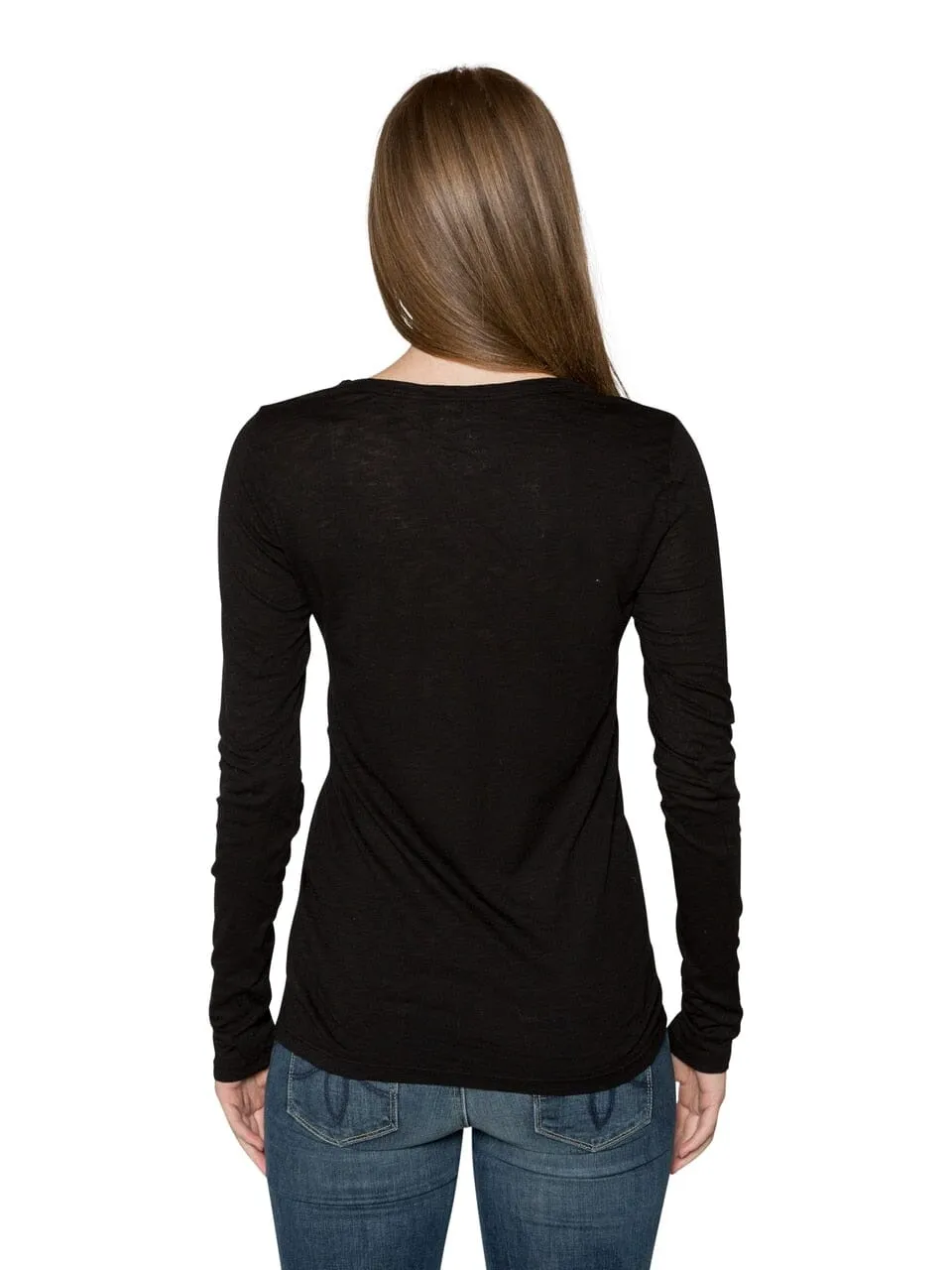 Velvet by Graham & Spencer Atlanta Lux Slub V Neck Top