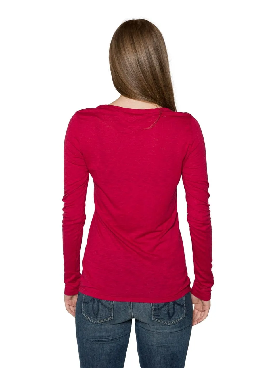 Velvet by Graham & Spencer Atlanta Lux Slub V Neck Top