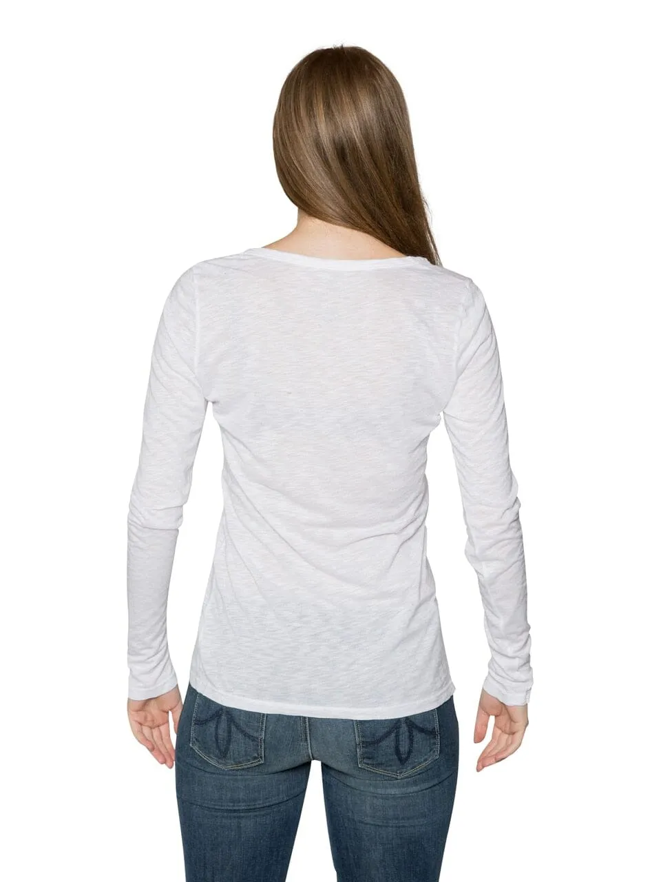 Velvet by Graham & Spencer Atlanta Lux Slub V Neck Top