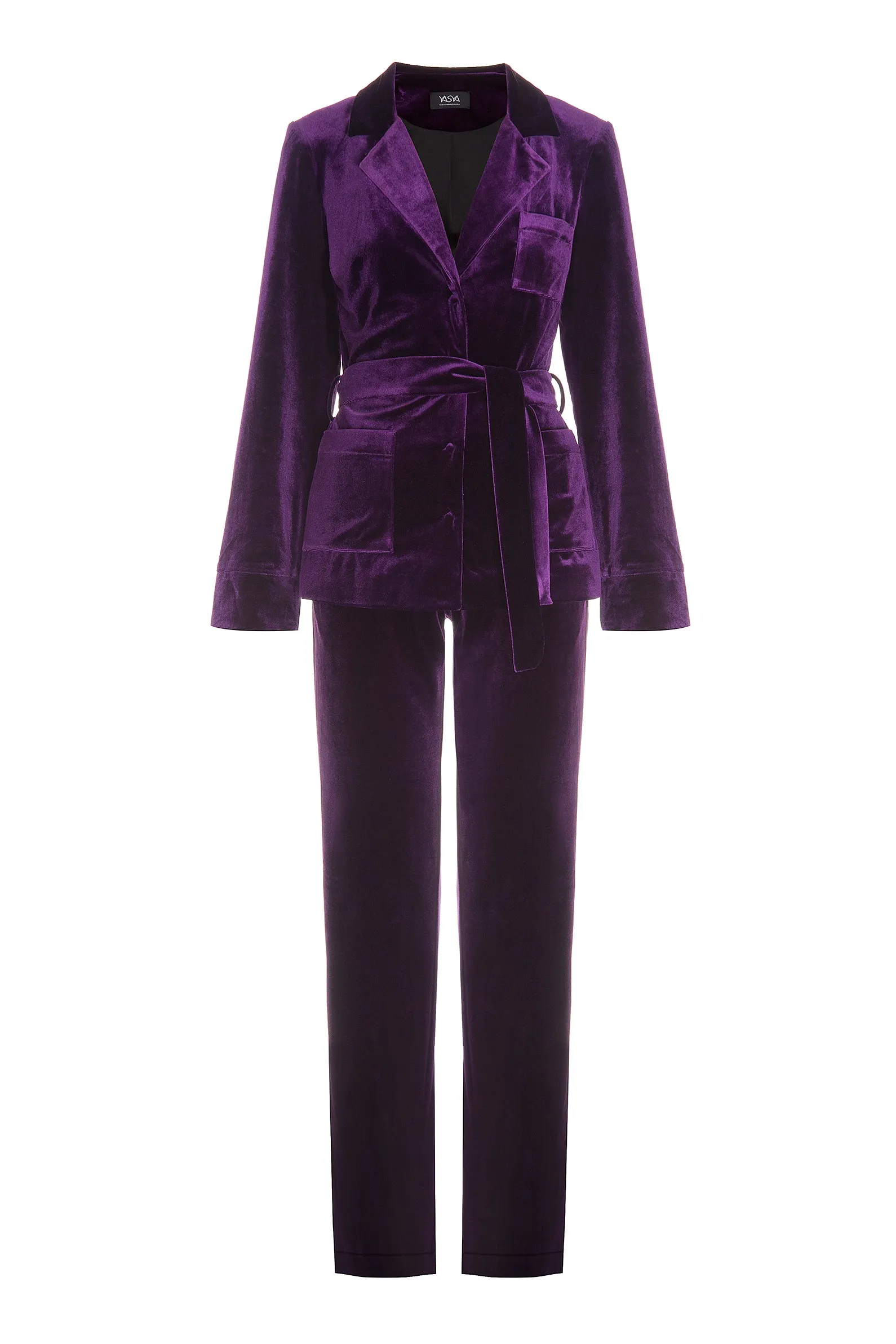 Velvet Suit Eggplant