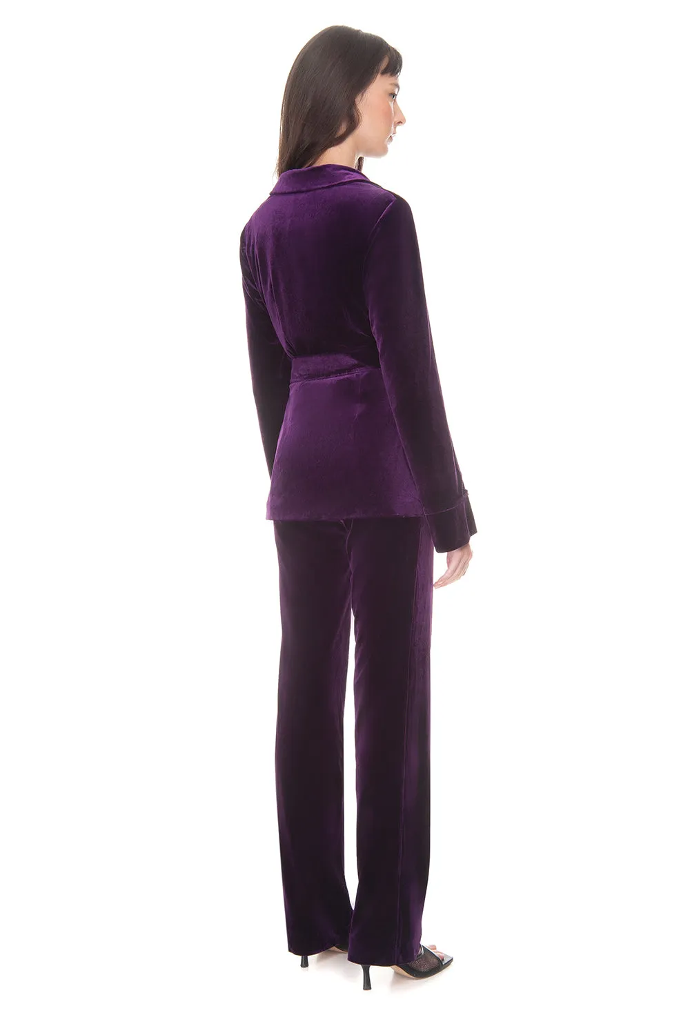 Velvet Suit Eggplant
