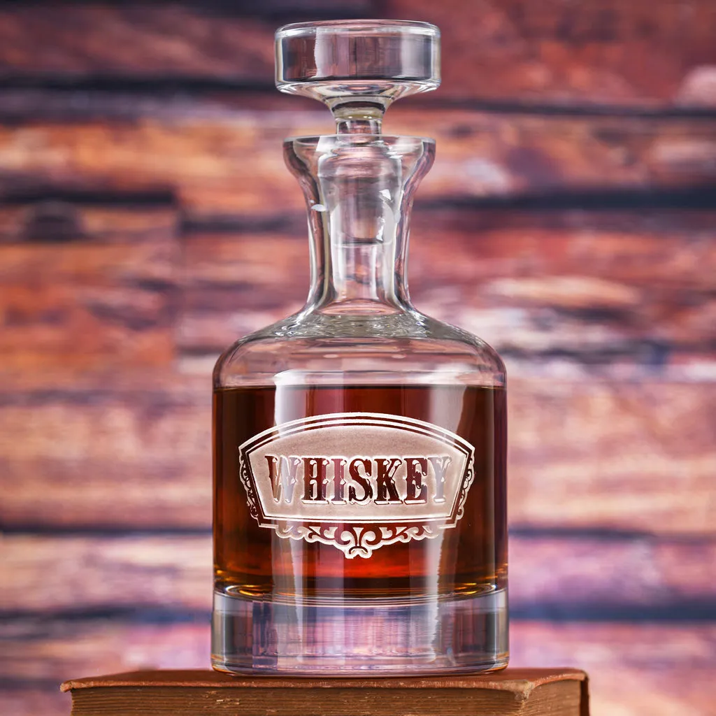 Whiskey Banner Decanter