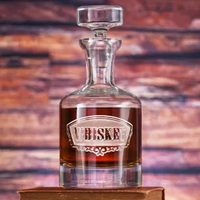 Whiskey Banner Decanter